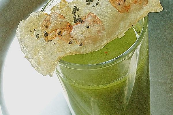 Essence Of Zucchini with Poppie Crackers