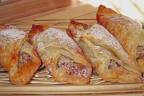 Fast Puff Pastry – Nut Croissants