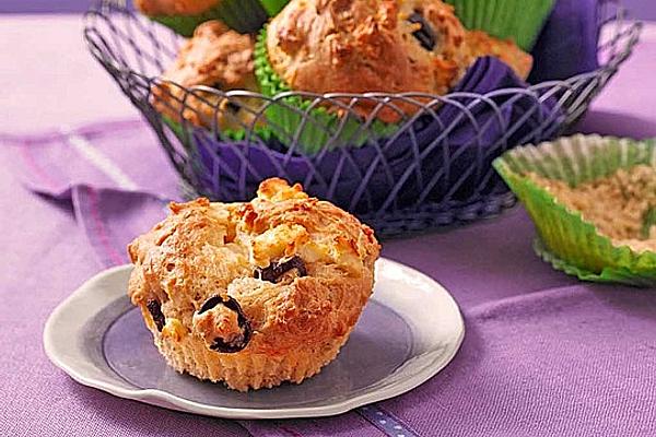 Feta and Olive Muffins