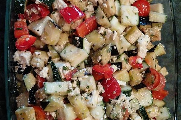 Feta Baked Vegetables