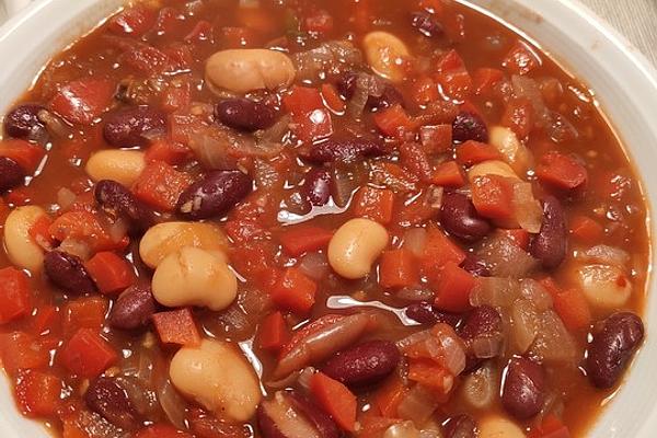 Fiery Vegetarian Bean Stew