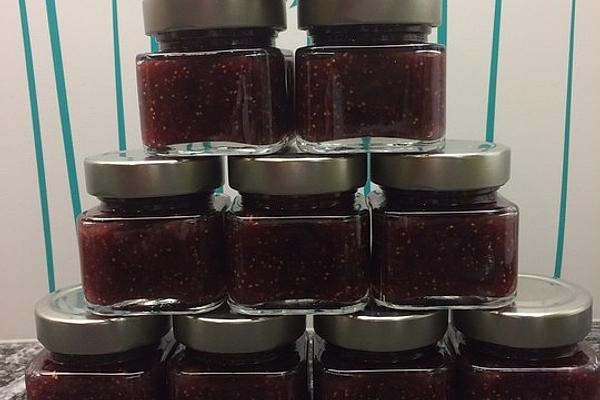 Fig Jam with Creme De Cassis and Vanilla