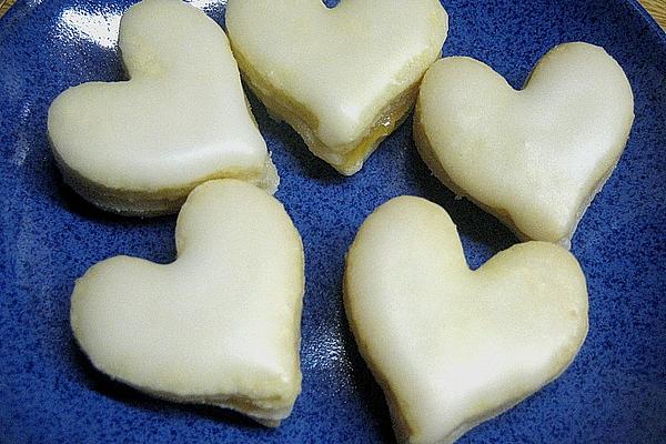 Filled Marzipan Hearts