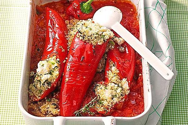 Filled Pointed Peppers with Couscous