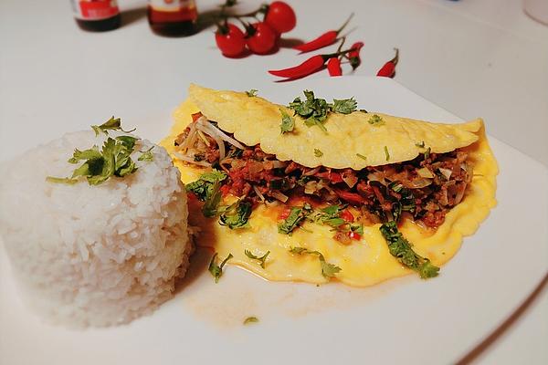 Filled Thai Omelette