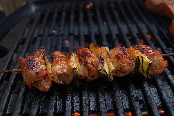 Fillet Skewers with Zucchini