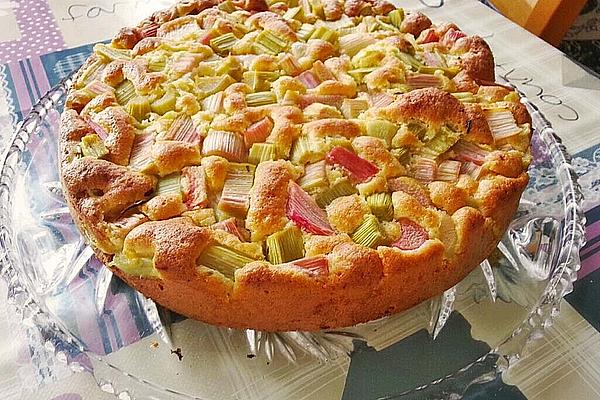 Fine Rhubarb Cake