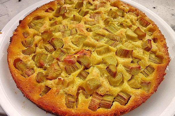 Fine Rhubarb Cake from Alsace