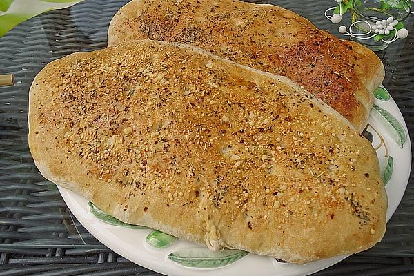 Flatbread – with and Without Herbs
