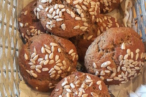 Flaxseed Flour and Almond Flour Rolls