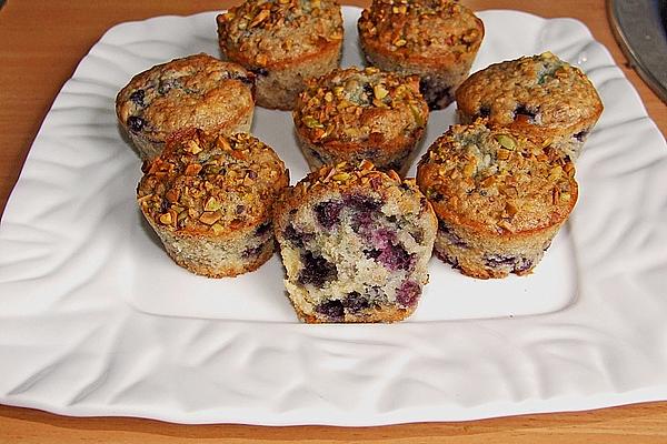 `Fluffy` Blueberry Muffins