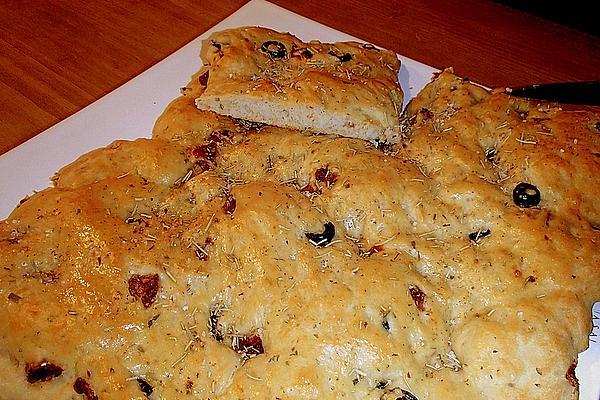 Focaccia with Dried Tomatoes