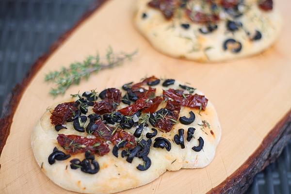 Focaccia with Sun-dried Tomatoes and Olives