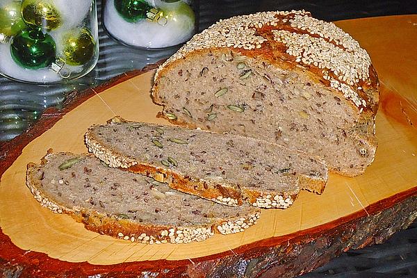 Four Grain Bread in Sesame Coating