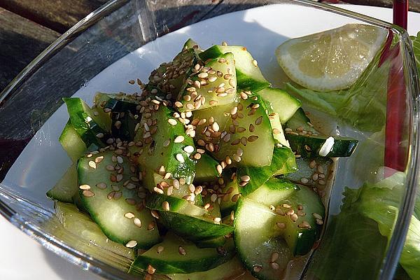 Fresh Leavened Sesame Oil – Cucumber Salad