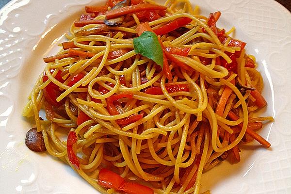 Fried Noodles with Fennel