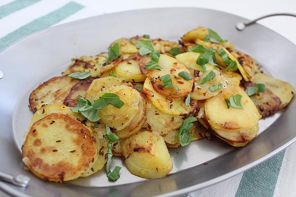 Fried Potatoes from Raw Potatoes