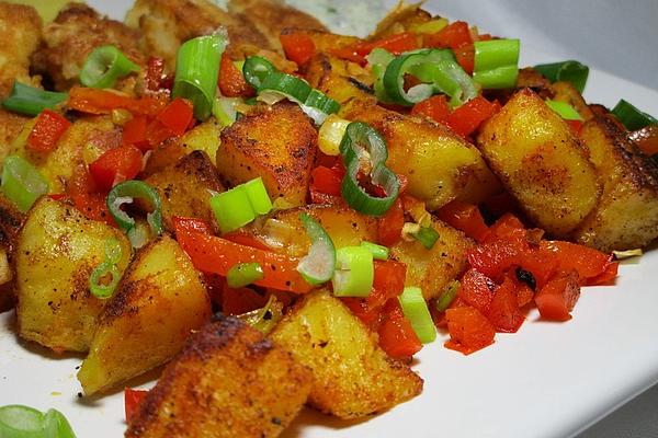 Fried Potatoes with Peppers