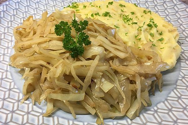 Fried White Cabbage with Cumin and Chilli