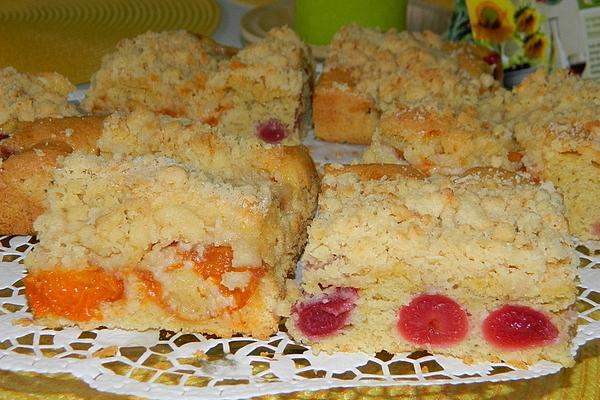 Fruit Cake with Coconut Crumble