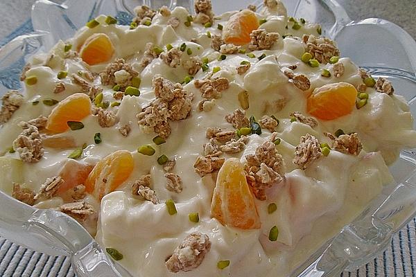 Fruit Salad with Cottage Cheese