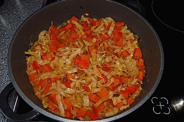 Fruity Cabbage with Pumpkin