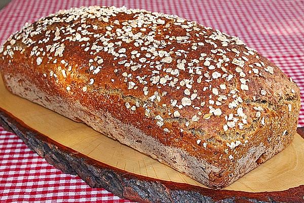 Garden-loving, Hearty Oatmeal Bread with Sourdough
