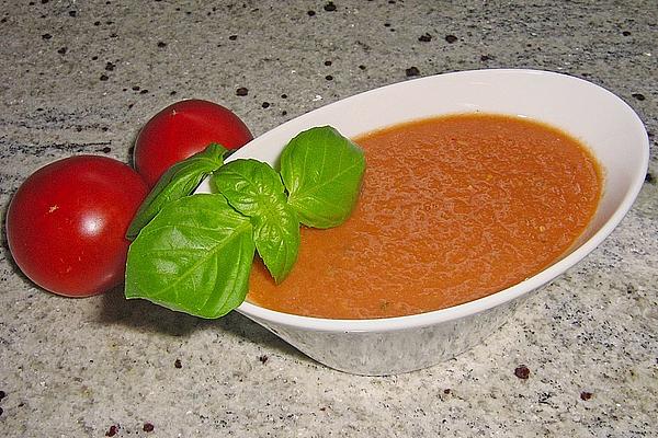 Gazpacho with Watermelon and Basil