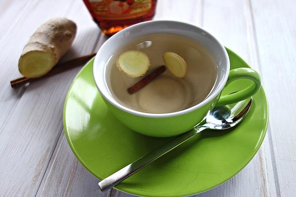 Ginger Tea with Maple Syrup