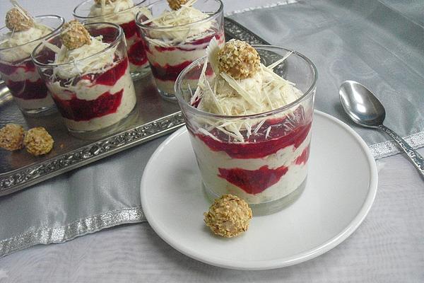 Giotto Mascarpone Dessert with Raspberries