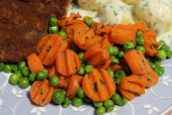 Glazed Pea and Carrot Vegetables