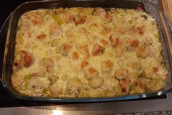 Gnocchi Chicken Breast Pesto Casserole