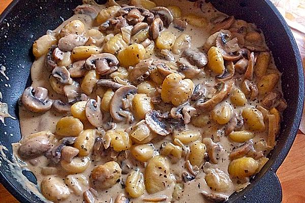 Gnocchi Mushroom Pan