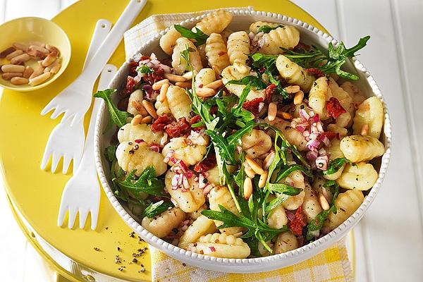 Gnocchi Salad with Pine Nuts and Dried Tomatoes