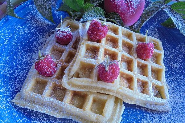Grandmother`s Style Waffles