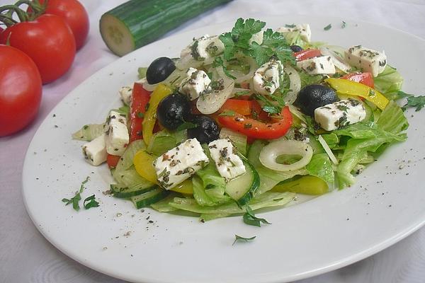 Greek Farmer`s Salad with Feta
