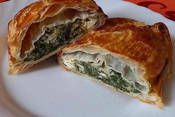 Greek Puff Pastry Spinach Bags