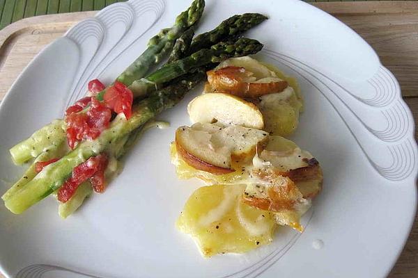 Green Asparagus with Tomato