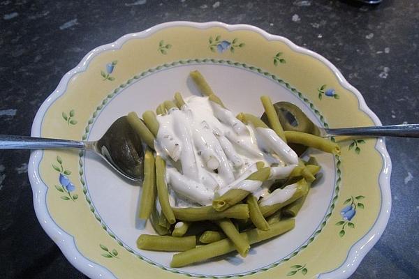 Green Bean Salad with Sour Cream Dressing
