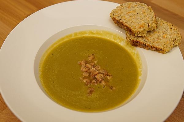 Green Crab Soup with Feta Bread