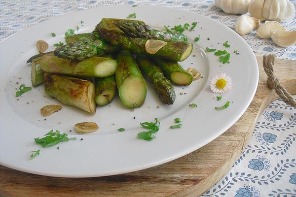 Green Fried Asparagus