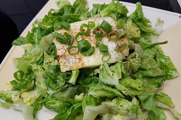 Halloumi with Fresh Salad