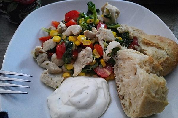 Healthy Salad with Chicken
