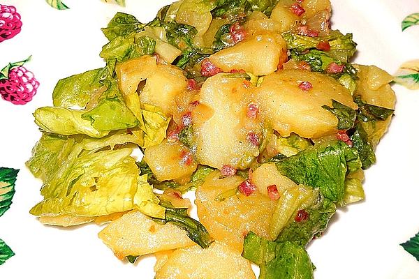 Heartbeat Endive – Potato Salad with Fried Bacon and Apples