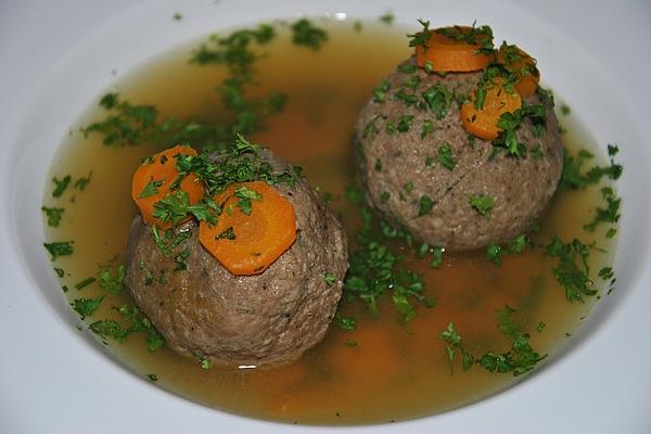 Herbal Liver Dumpling Soup