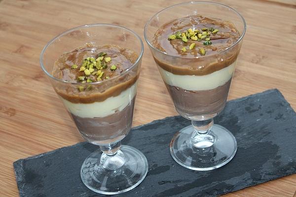 Homemade Three Kinds Of Pudding