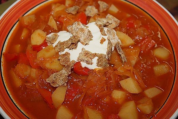 Hungarian Sauerkraut Soup