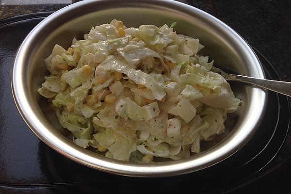 Iceberg Lettuce with Sheep Cheese and Olives