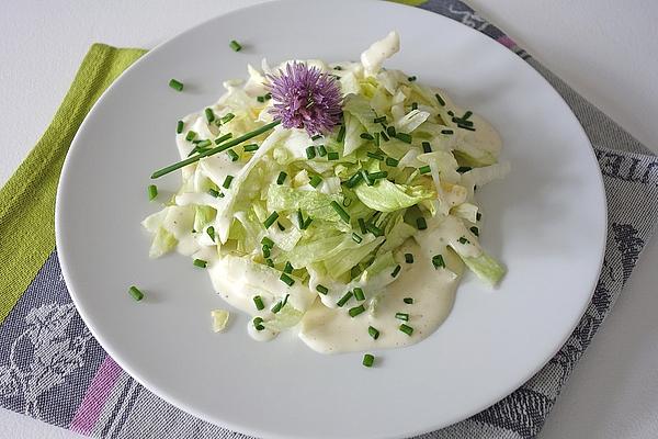 Iceberg Lettuce with Sour Cream