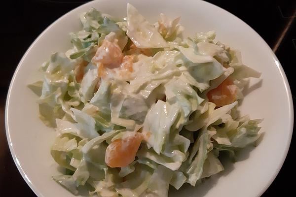 Iceberg Lettuce with Sour Cream and Tangerines